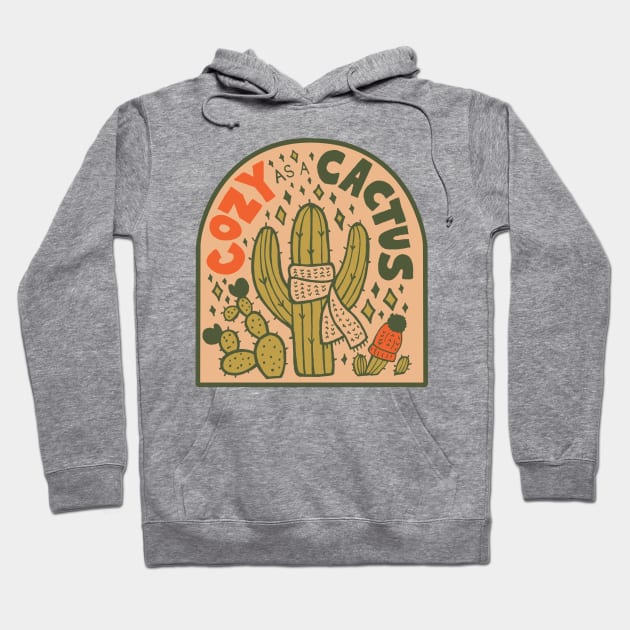 Cozy as a Cactus Hoodie by Doodle by Meg